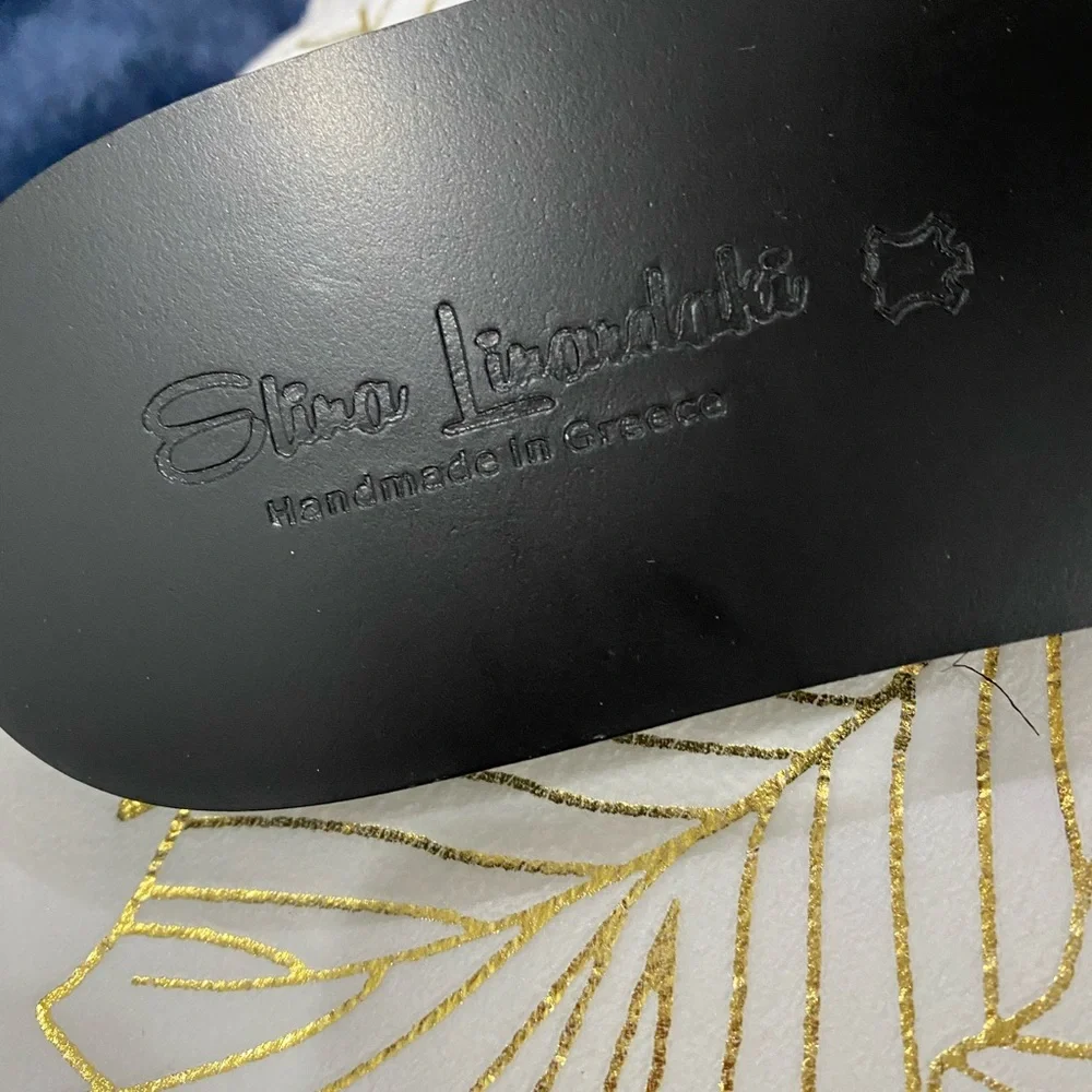 ⬇️PRICE ⬇️ 
Elina linardaki - multicolored black sole- Sandals -37 ( 6 1/2 - 7 ) - Picture 5 of 6